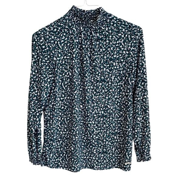 Anne Klein Black and White 3/4 Sleeve Buttoned Blouse - Picture 1 of 5